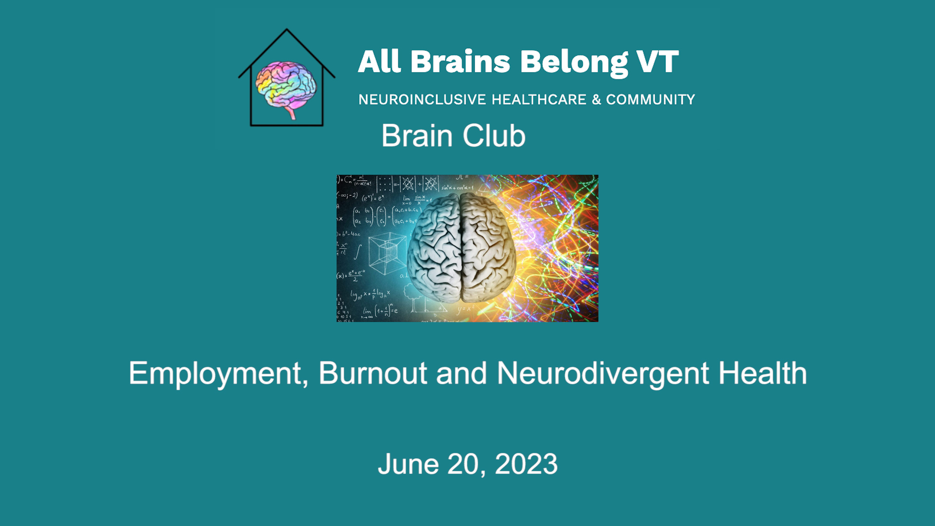 Brain Club: Employment, Burnout and Neurodivergent Health | Onion River ...