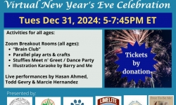 All Brains Belong VT - 3rd Annual Virtual New Year's Eve Celebration LIVE 12/31/2024 at 5:00PM