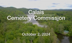 Calais Cemetery Commission - October 2, 2024 [CCC]