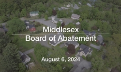 Middlesex Board of Abatement - August 6, 2024 [MBA]