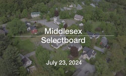 Middlesex Selectboard - July 23, 2024 [MSB]