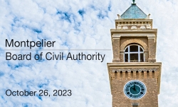 Montpelier Board of Civil Authority - October 26, 2023 [MBCA]