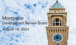 Montpelier Development Review Board - August 19, 2024 [MDRB]