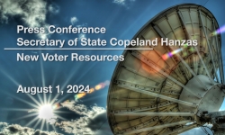 Press Conference - Secretary of State Copeland Hanzas - New Voter Resources 8/1/2024