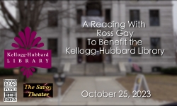 Kellogg Hubbard Library - A Reading with Ross Gay to Benefit the Kellogg-Hubbard Library 10/25/2023