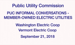 Public Utility Commission - Informal Conversations - Member-Owned Electric Utilities