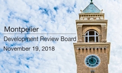 Montpelier Development Review Board - November 19, 2018