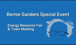 Bernie Sanders Special Event - Energy Resource Fair & Town Meeting