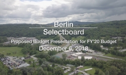 Berlin Selectboard - December 6, 2018