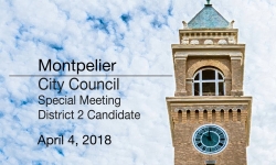 Montpelier City Council - Special Meeting District 2 Candidate