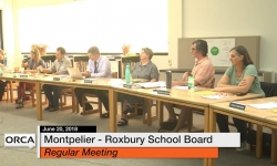 Montpelier - Roxbury School Board - June 20, 2018