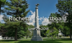 Rochester Selectboard - June 25, 2018