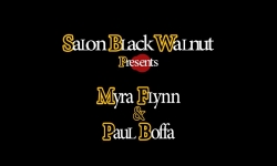 Salon Black Walnut - Myra Flynn and Paul Boffa