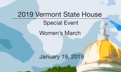 Vermont State House Special Event - Women's March 1/19/19