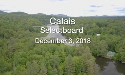 Calais Selectboard - December 3, 2018