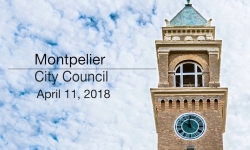 Montpelier City Council - April 11, 2018