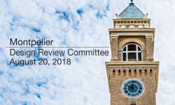 Montpelier Design Review Committee - August 20, 2018