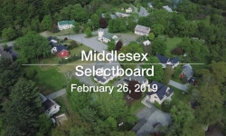 Middlesex Selectboard - February 26, 2019