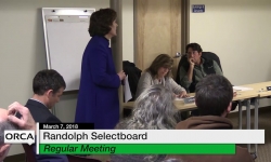 Randolph Selectboard - March 7, 2018