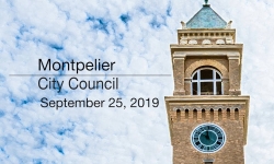 Montpelier City Council - September 25, 2019