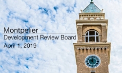 Montpelier Development Review Board - April 1, 2019