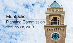 Montpelier Planning Commission - January 28, 2019