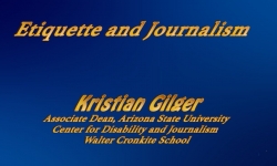 Abled and On Air - Etiquette and Journalism