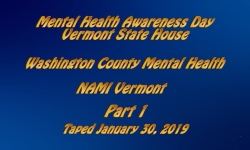 Abled and On Air - Mental Health Awareness Day Vermont State House Part 1 1/30/19