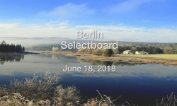 Berlin Selectboard - June 18, 2018