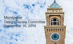 Montpelier Design Review Committee - September 16, 2019