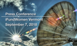 Press Conference  - iFundWomen Vermont - 9/7/18