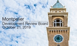 Montpelier Development Review Board - October 21, 2019