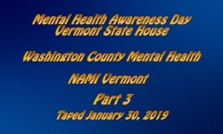 Abled and On Air - Mental Health Awareness Day Vermont State House Part 3 1/30/19