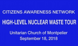 Citizens Awareness Network - High-Level Nuclear Waste Tour 9/18/18