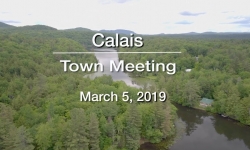 Calais Selectboard - Town Meeting - March 5, 2019