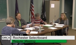 Rochester Selectboard - February 12, 2018