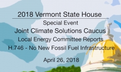 VT State House Special Event - Climate Solutions Caucus