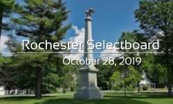 Rochester Selectboard - October 28, 2019