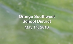 Orange Southwest Supervisory Union District - May 14, 2018