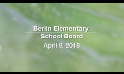 Berlin Elementary School Board - April 9, 2018