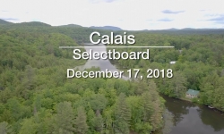 Calais Selectboard - December 17, 2018