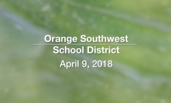 Orange Southwest Supervisory Union District - April 9, 2018