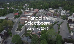 Randolph Selectboard - June 14, 2018