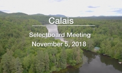 Calais Selectboard - November 5, 2018