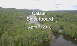 Calais Selectboard - April 9, 2018