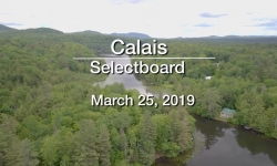 Calais Selectboard - March 25, 2019