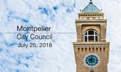 Montpelier City Council - July 25, 2018