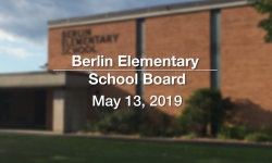 Berlin Elementary School Board - May 13, 2019