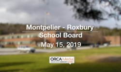 Montpelier - Roxbury School Board - May 15, 2019