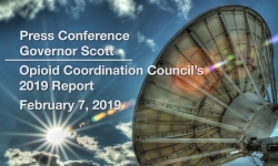 Press Conference - Opioid Coordination Council's 2019 Report 2/7/19